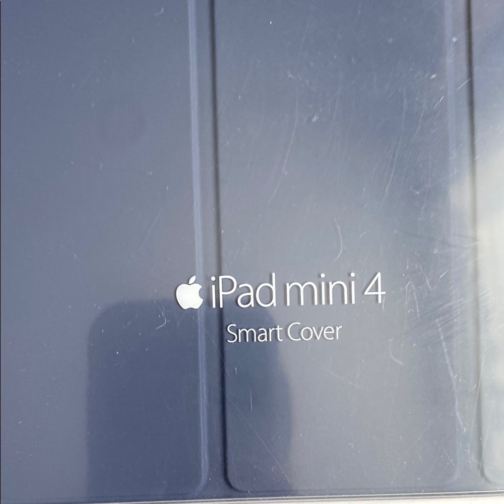 Apple Blue Tablet Cover with Tri-Fold Design and Smooth Finish - Picture 2 of 6